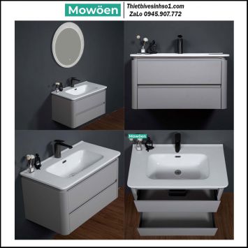 Bộ Tủ Chậu Mowoen MW6632C-100