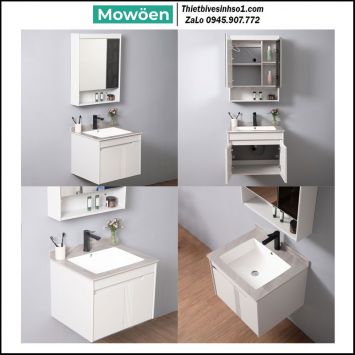 Bộ Tủ Chậu Mowoen MW2805-60PVC