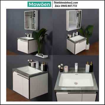 Bộ Tủ Chậu Mowoen MW6631-60SB