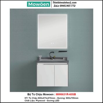 Bộ Tủ Chậu Mowoen MW6631R-60SB