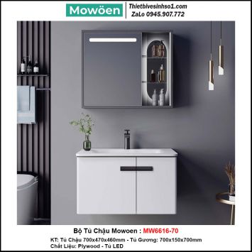 Bộ Tủ Chậu Mowoen MW6616-70