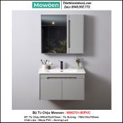 Bộ Tủ Chậu Mowoen MW2701-80PVC