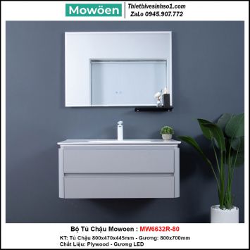 Bộ Tủ Chậu Mowoen MW6632R-80