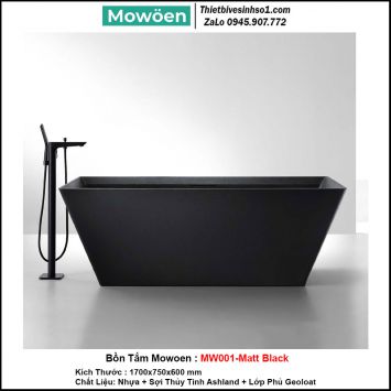 Bồn Tắm Mowoen MW001-Matt Black