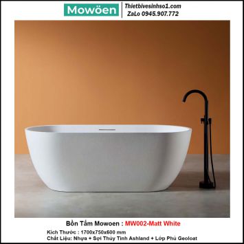 Bồn Tắm Mowoen MW002-Matt White