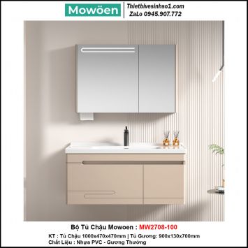 Bộ Tủ Chậu Mowoen MW2708-100