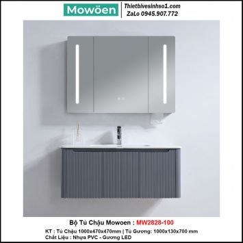 Bộ Tủ Chậu Mowoen MW2828-100
