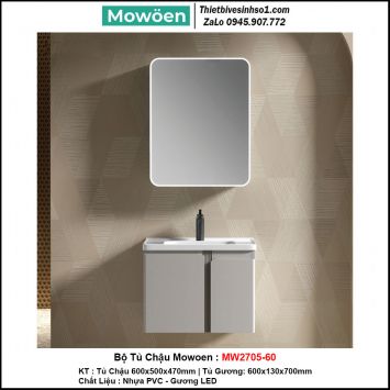 Bộ Tủ Chậu Mowoen MW2705-60