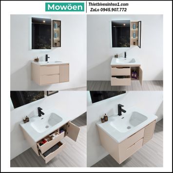 Bộ Tủ Chậu Mowoen MW2822-80