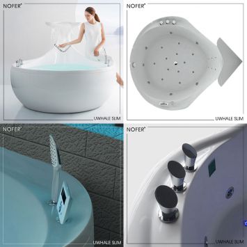 Bồn Tắm Massage Nofer UWHALE SLIM