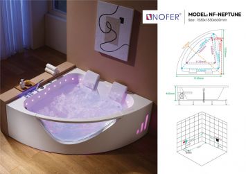 Bồn Tắm Massage Nofer NF-NEPTUNE