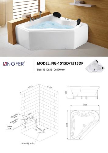 Bồn Tắm Massage Nofer NG-1515D