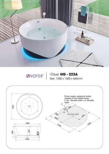 Bồn Tắm Massage Nofer NG-223A