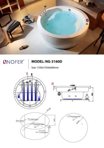 Bồn Tắm Massage Nofer NG-3160D