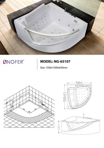 Bồn Tắm Massage Nofer NG-65107