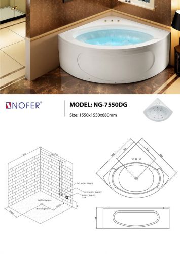 Bồn Tắm Massage Nofer NG-7550DG