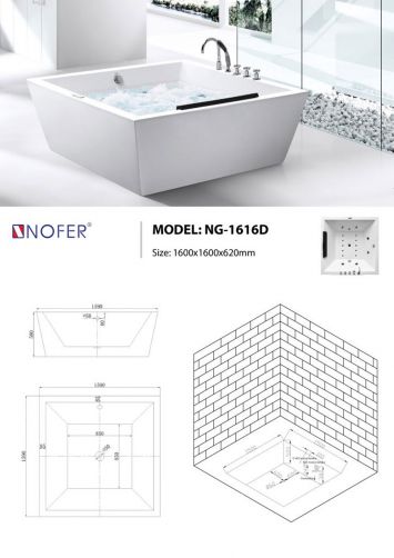 Bồn Tắm Massage Nofer NG-1616D