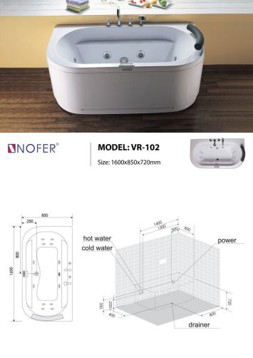 Bồn Tắm Massage Nofer VR-102