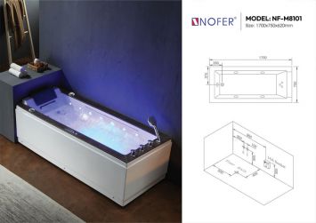 Bồn Tắm Massage Nofer NF-M8101