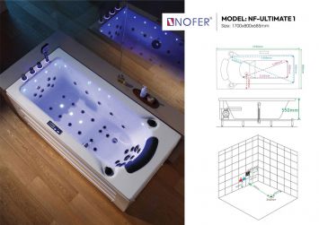 Bồn Tắm Massage Nofer NF-ULTIMATE 1