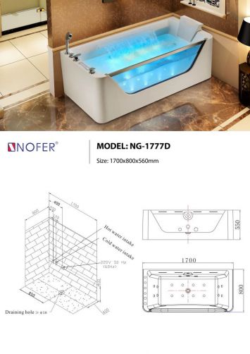 Bồn Tắm Massage Nofer NG-1777D