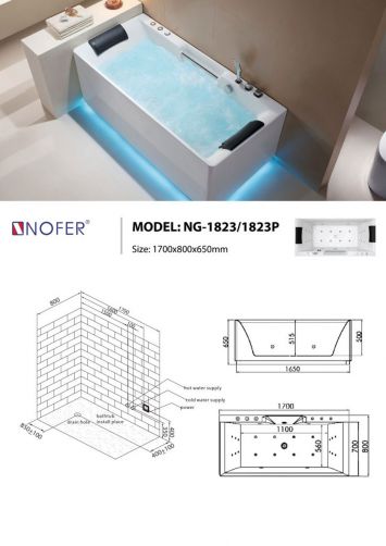 Bồn Tắm Massage Nofer NG-1823