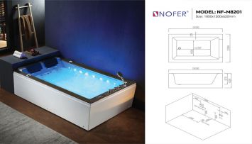 Bồn Tắm Massage Nofer NF-M8201