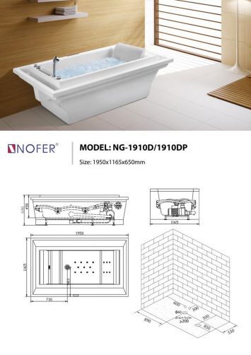 Bồn Tắm Massage Nofer NG-1910D