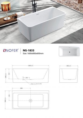 Bồn Tắm NOFER NG1833-PLUS