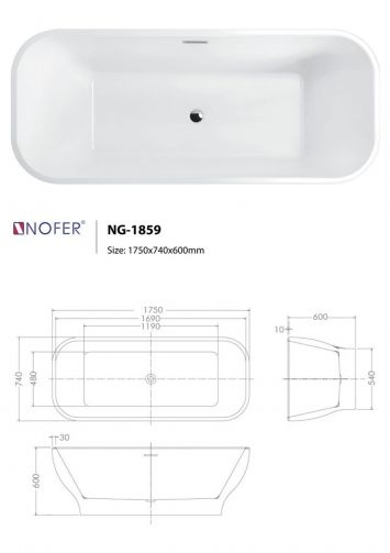 Bồn Tắm NOFER NG1859-PLUS