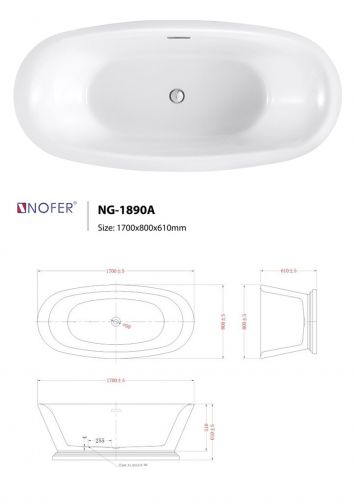 Bồn Tắm NOFER NG1890A