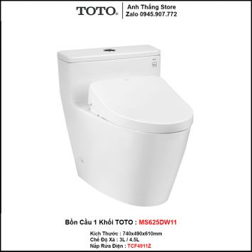 Bồn Cầu Điện Tử TOTO MS625DW11