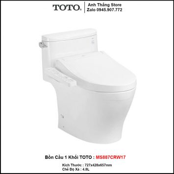 Bồn Cầu Điện Tử TOTO MS887CRW17