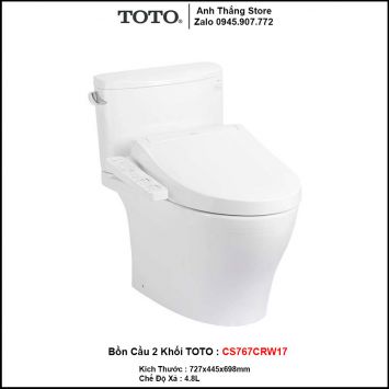 Bồn Cầu Điện Tử TOTO CS767CRW17