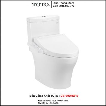 Bồn Cầu Điện Tử TOTO CS769DRW16