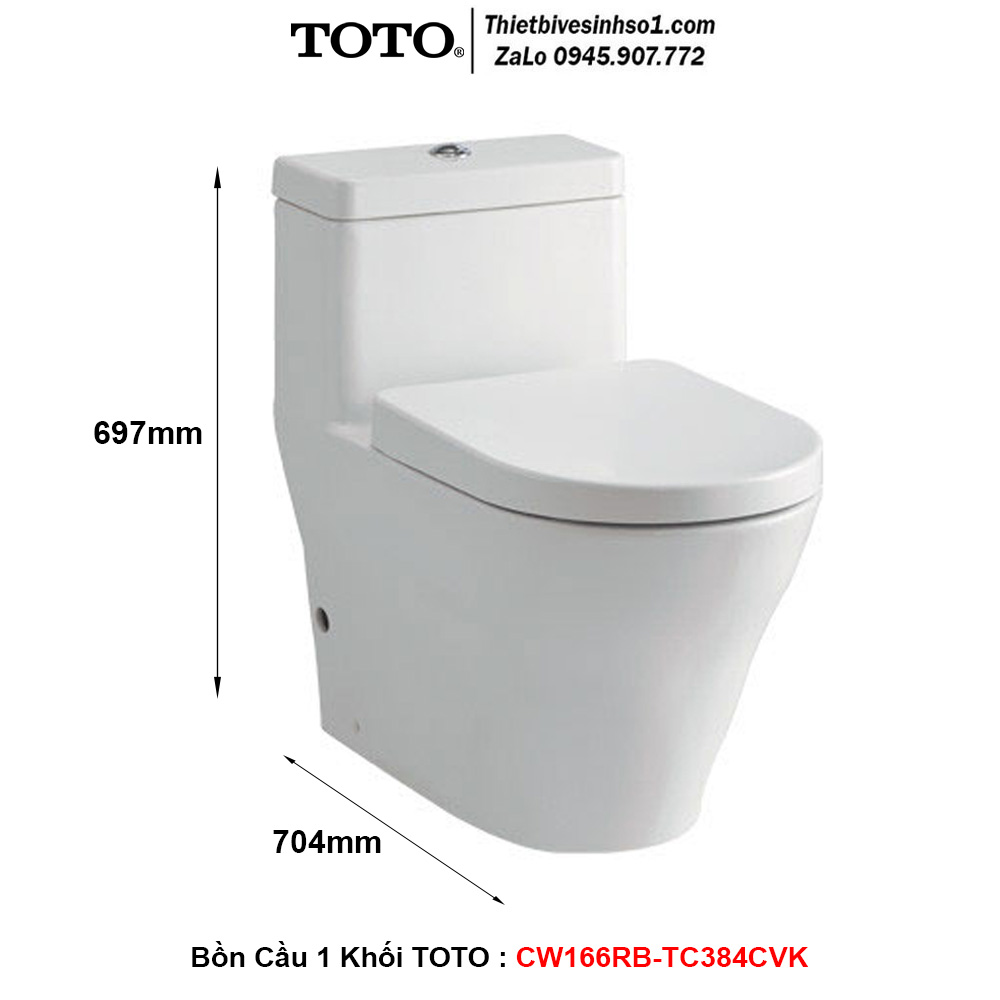 Bồn Cầu TOTO CW166RB-TC384CVK