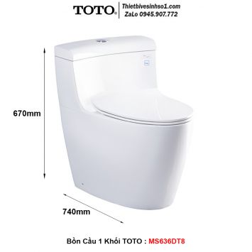 Bồn Cầu TOTO MS636DT8