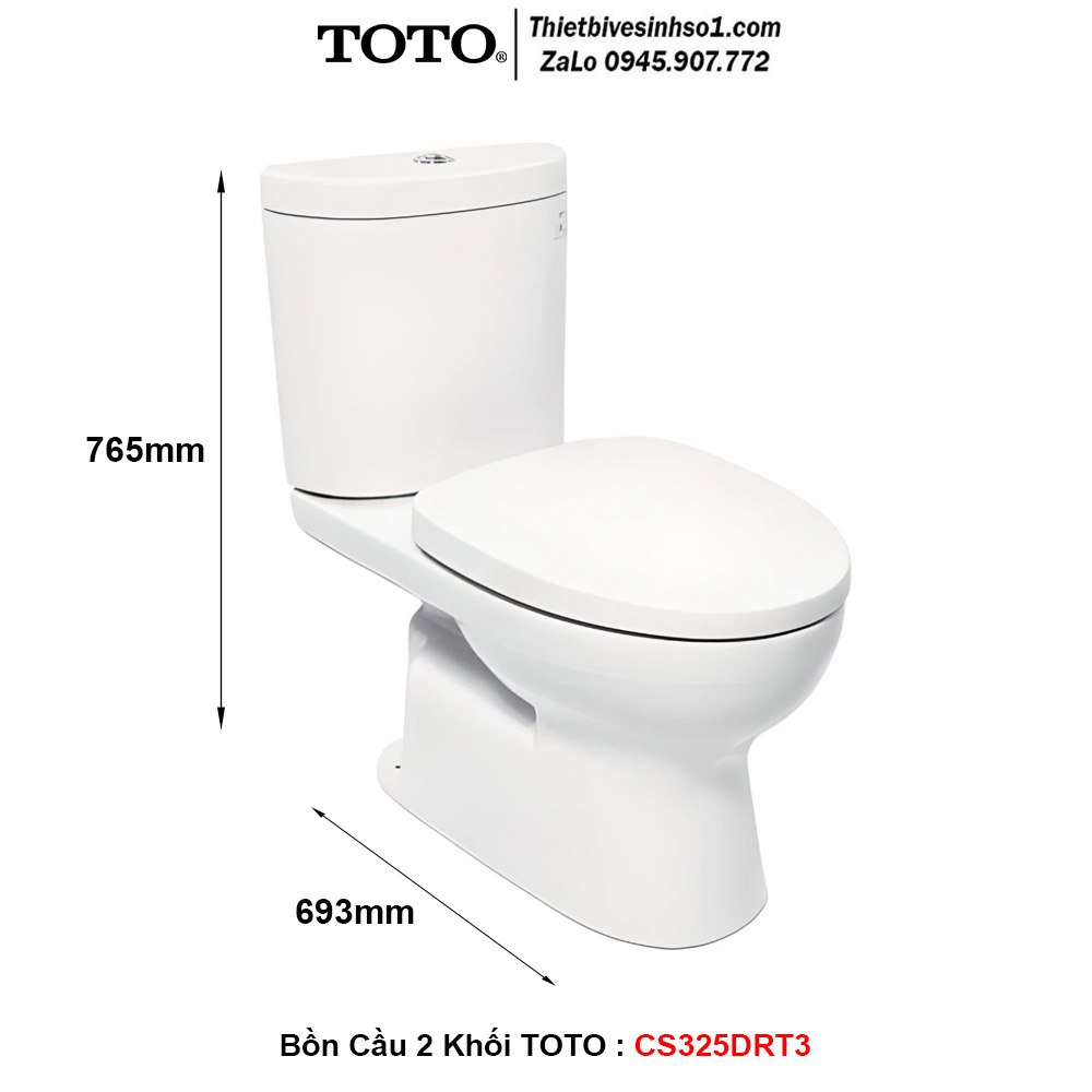 Bồn Cầu TOTO CS325DRT3