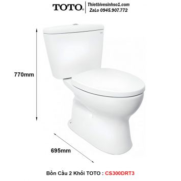 Bồn Cầu TOTO CS300DRT3