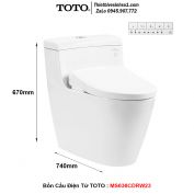 Bồn Cầu Điện Tử TOTO MS636CDRW23