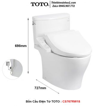 Bồn Cầu Điện Tử TOTO CS767RW18