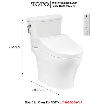 Bồn Cầu Điện Tử TOTO CS986CGW15