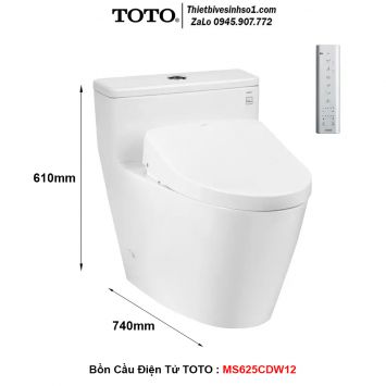 Bồn Cầu Điện Tử TOTO MS625CDW12