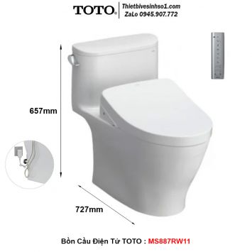 Bồn Cầu Điện Tử TOTO MS887RW11