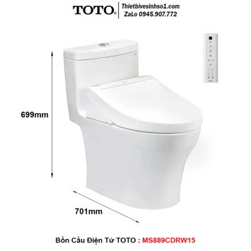 Bồn Cầu Điện Tử TOTO MS889CDRW15