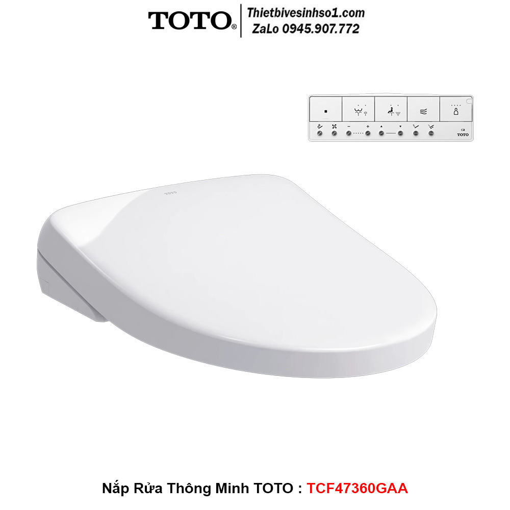 Nắp Bồn Cầu Thông Minh TOTO TCF47360GAA