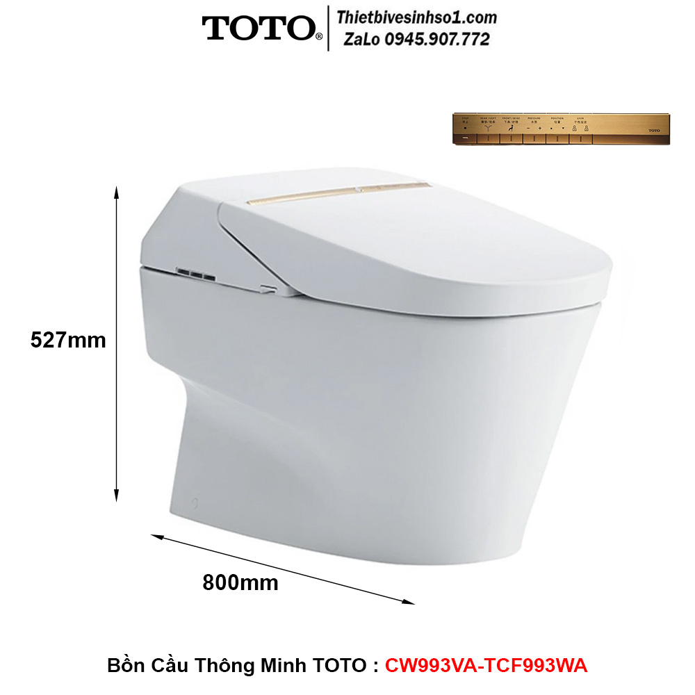 Bồn Cầu Thông Minh TOTO CW993VA-TCF993WA