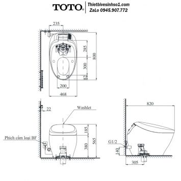 Bồn Cầu Thông Minh TOTO CS900KVT-T53P100VR