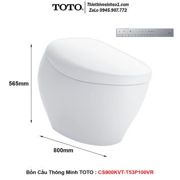 Bồn Cầu Thông Minh TOTO CS900KVT-T53P100VR