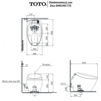 Bồn Cầu Thông Minh TOTO CS901KVT-T53P100VR